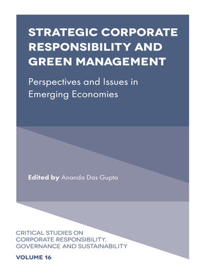 cover image of Strategic Corporate Responsibility and Green Management